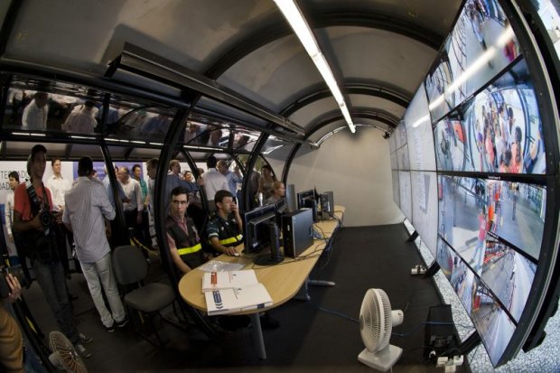 Minicentral de monitoramento em 